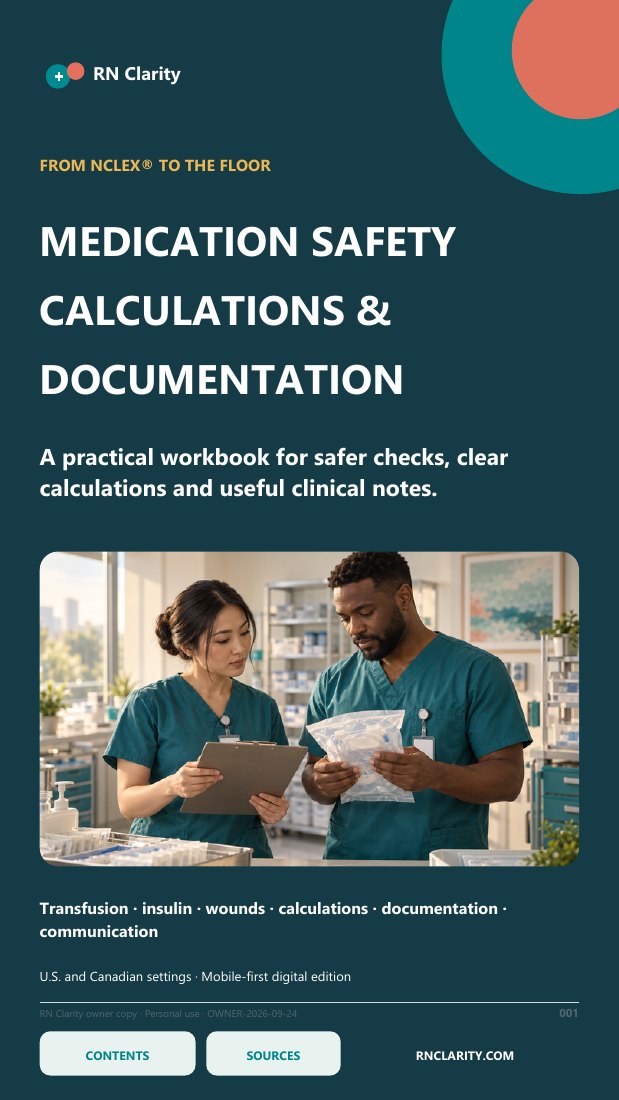 Medication Safety, Calculations and Documentation Workbook cover